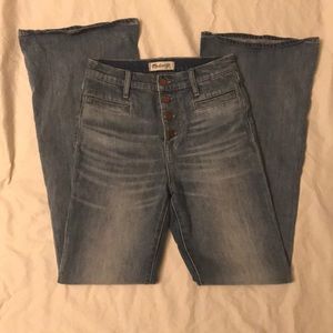 Madewell Flea Market Flare sz 27 Button fly